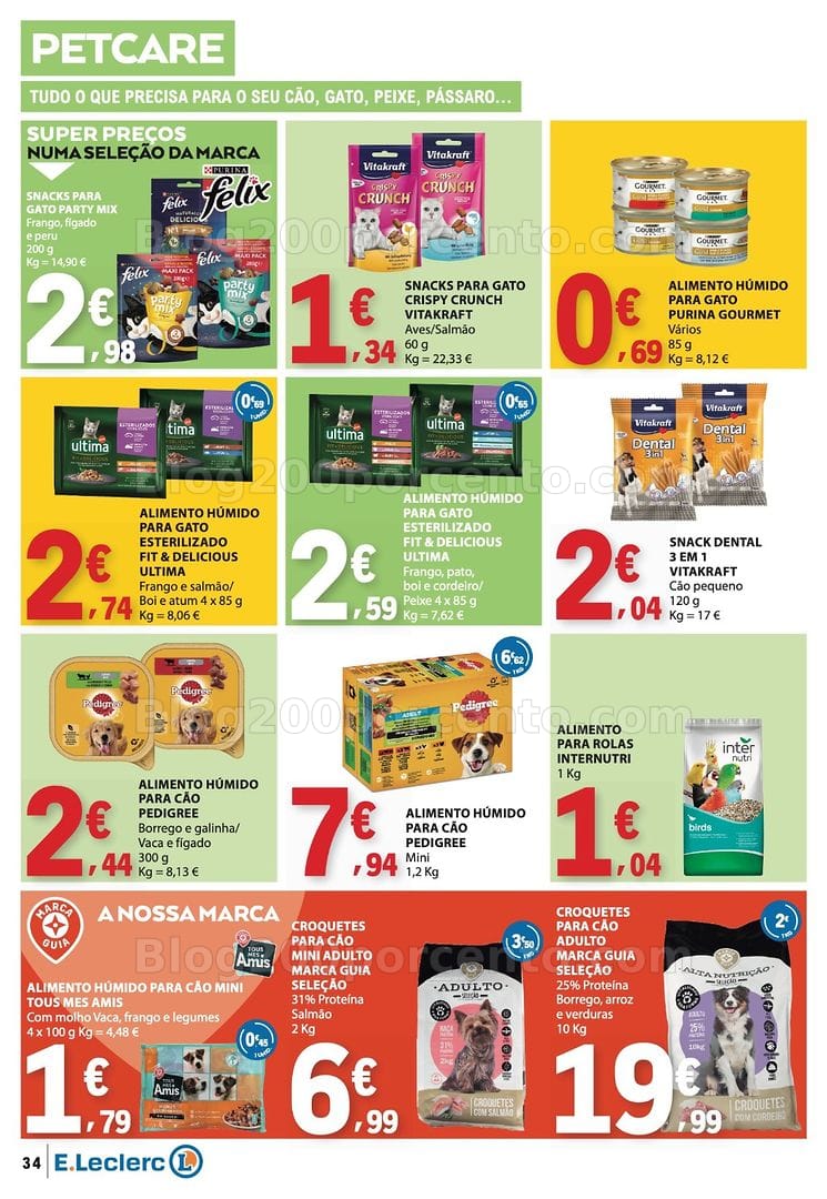Antevisão Folheto E-LECLERC Promoções de 6 a 12 agosto